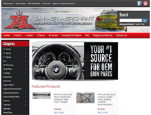 Tablet Screenshot of bimmermerchant.com